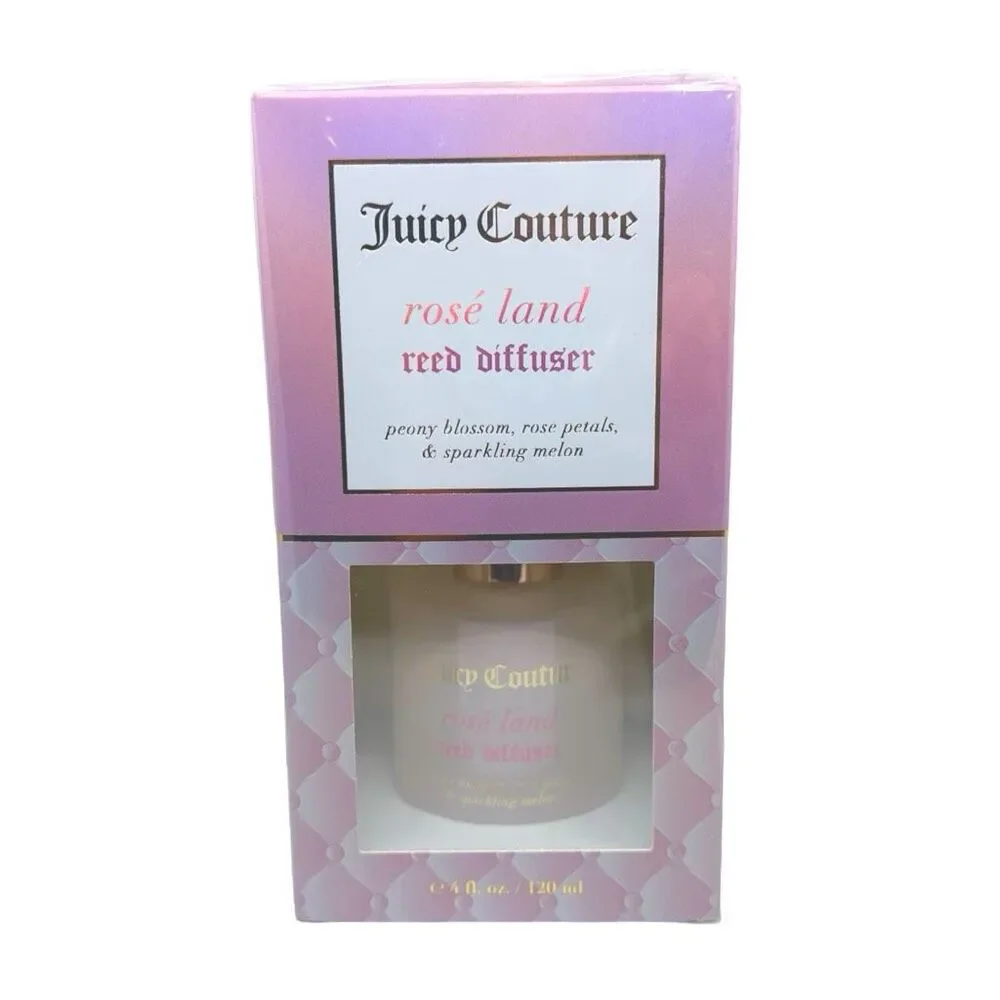 Juicy Couture Rosé Land Reed Diffuser - Peonies, Rose Petals, Sparkling Melon